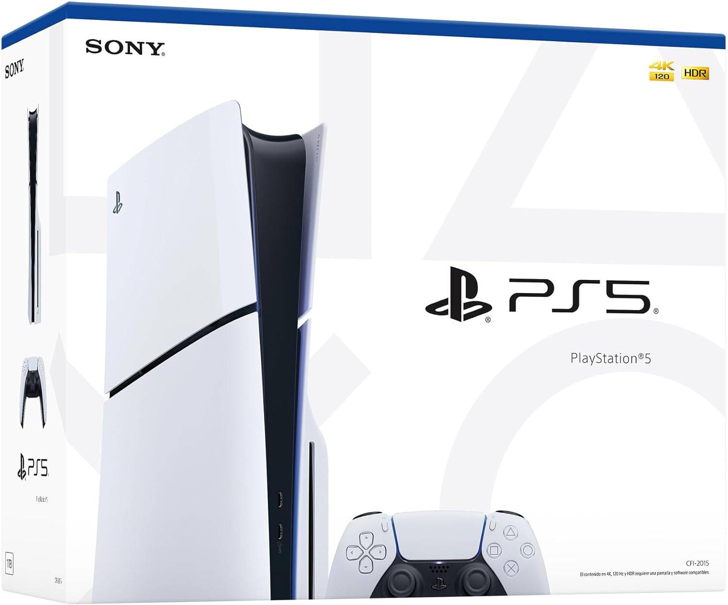 Consola Playstation 5 Slim Edición Standard con Lector Version Internacional - Consola Playstation 5 Slim Edición Standard con Lector Version Internacional -